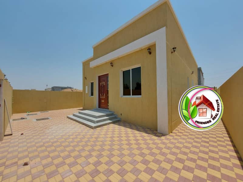Safety is complete for you and your family without payment or without registration fees for the buyer, a villa for sale on the asphalt street