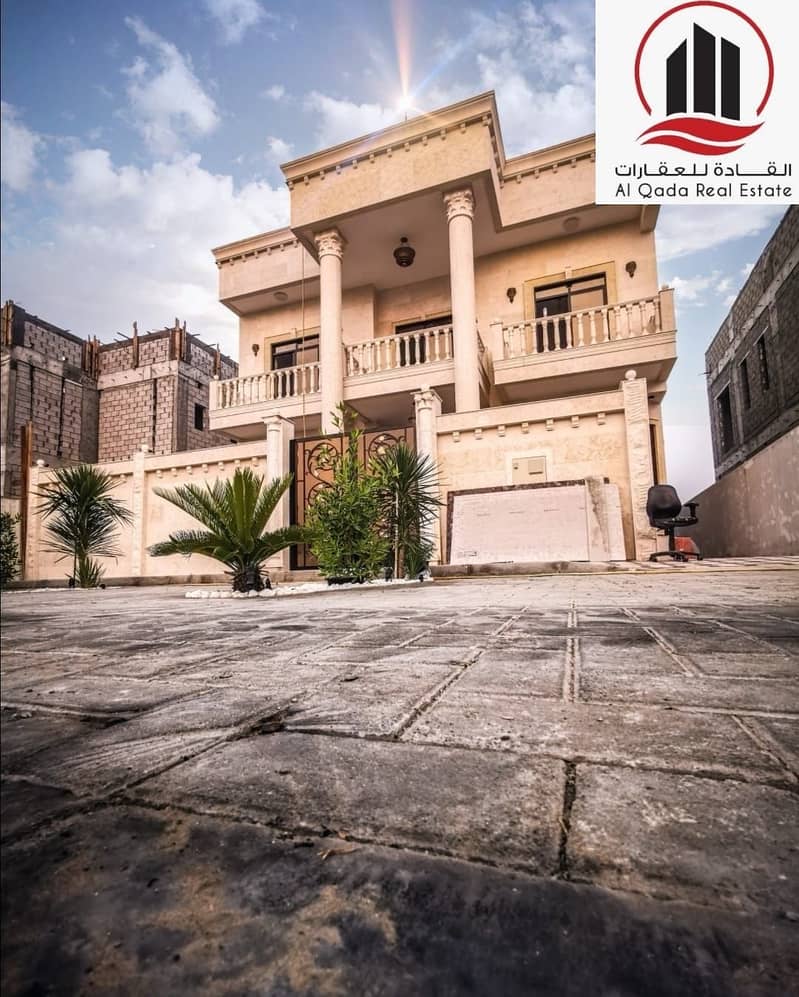 New Villa for sale  at  Al Aaliyah, Ajman, freehold for all nationalities, first inhabitant