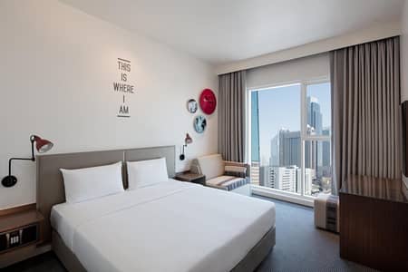 1 Bedroom Hotel Apartment for Rent in Al Jafiliya, Dubai - Serviced Hotel Room in DWTC