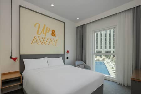 1 Bedroom Hotel Apartment for Rent in Jebel Ali, Dubai - Modern Serviced Hotel Room in Jebel Ali