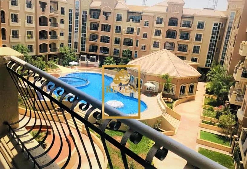 Pool Facing - Two Bedroom Hall Apartment For Rent in Diamond Views At JVC