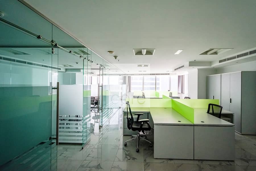 Fitted and Furnished with partitions office | DMCC