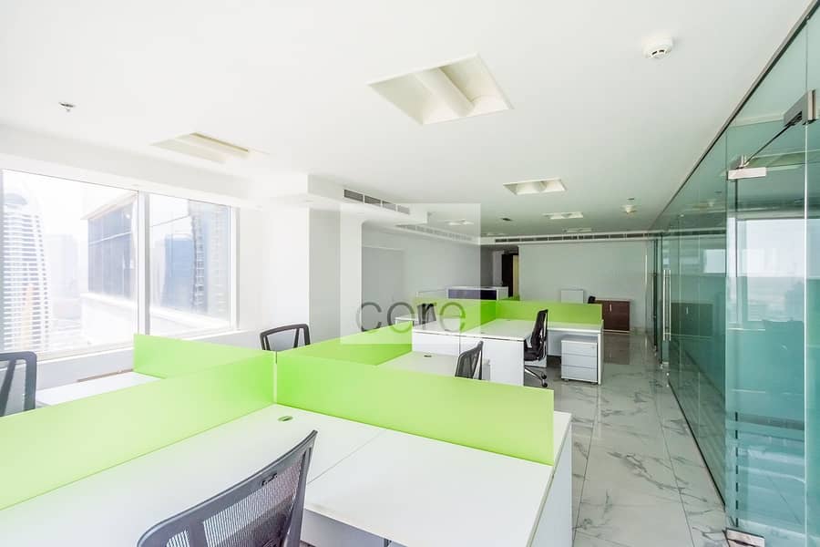 3 Fitted and Furnished with partitions office | DMCC