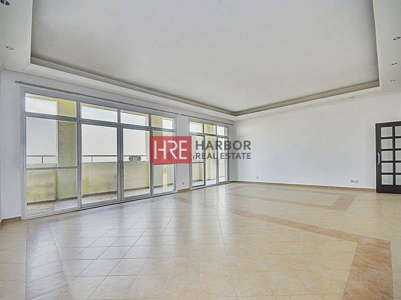 Exclusive | 3 BR With Lake View | Huge Terrace