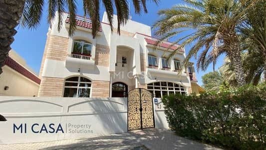 فیلا 7 غرف نوم للايجار في البطين، أبوظبي - Sea View + balcony | Private pool + driver's room