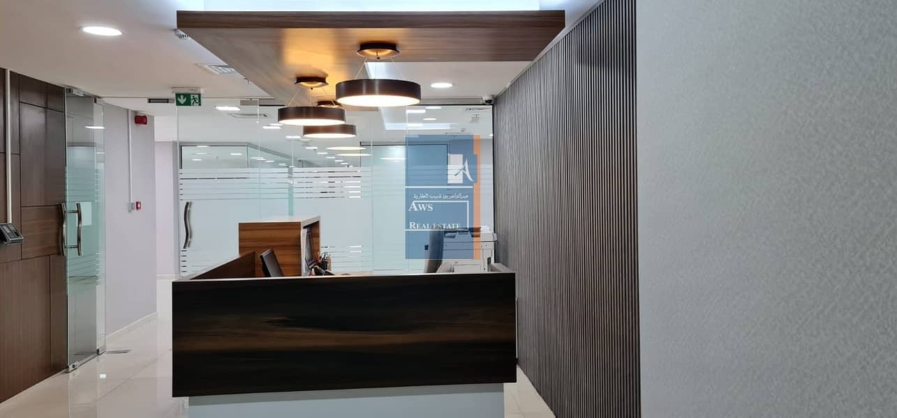 Brand New -Spacious & Fitted Office |Direct from Landlord | Free DEWA ,WIFI &Parking