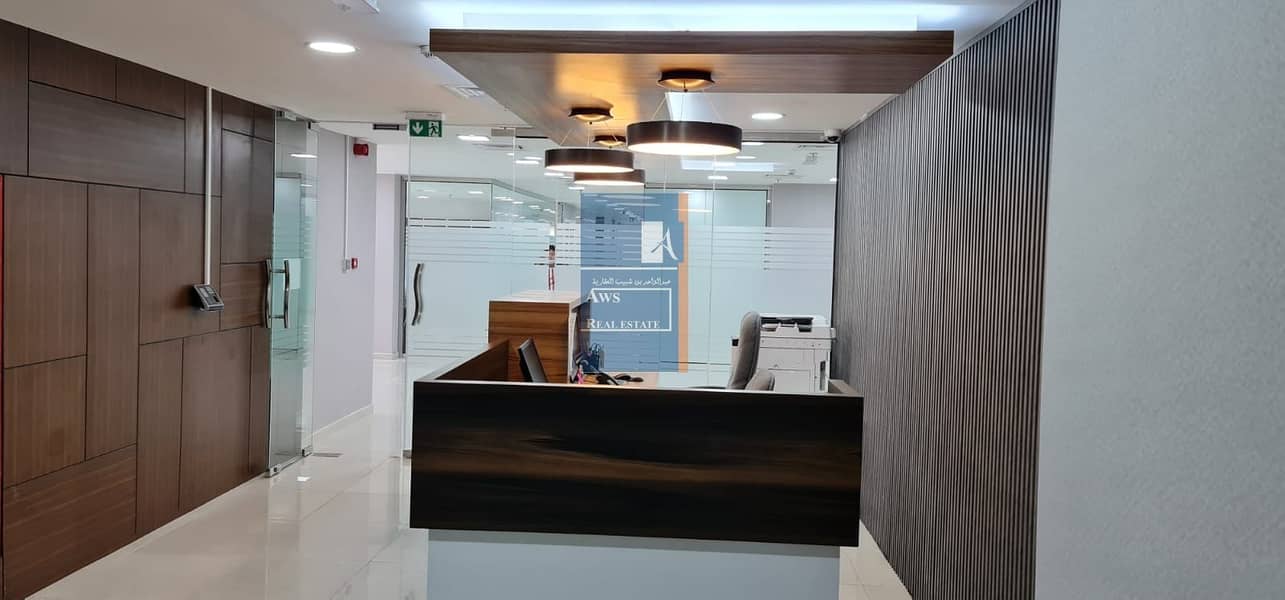 Brand New -Luxury Fitted  Office |Direct from Landlord | Free  DEWA & WIFI | Free Parking