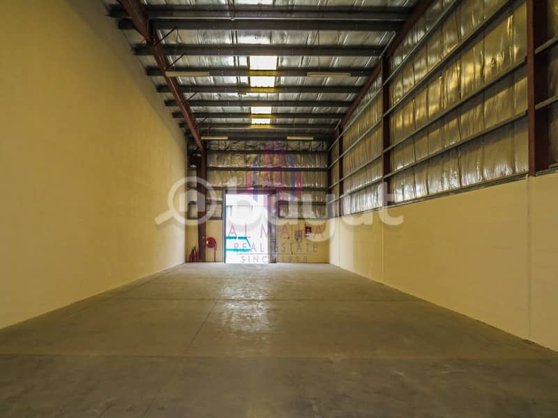 High Electricity 2300 sq ft Warehouse in Ras Al Khor