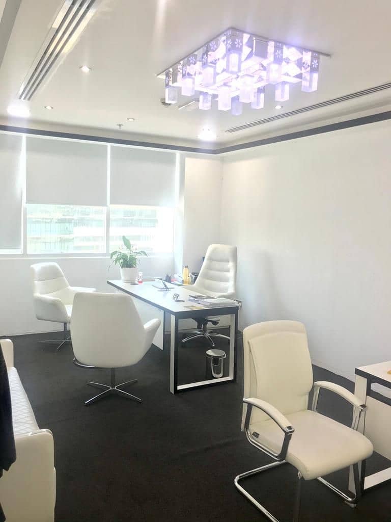 Fully Fitted 350 Sqft Office with Modern furniture in Jumeirah