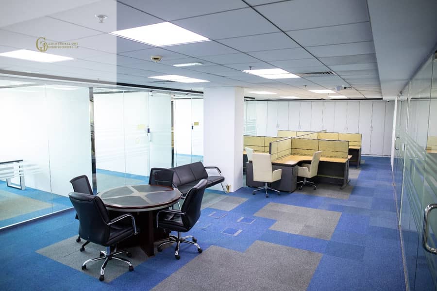 11 Fully Fitted 300 Sqft Office with Modern furniture in Jumeirah