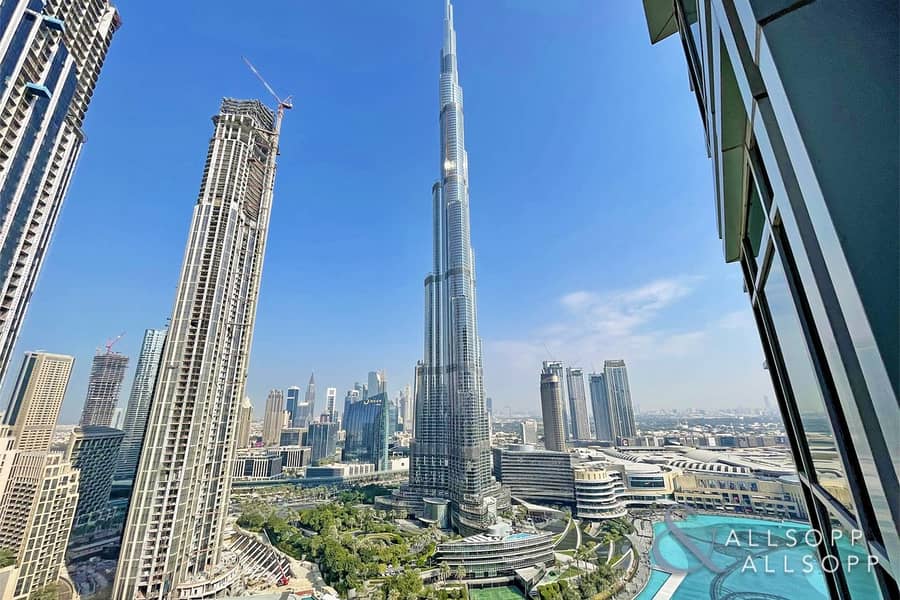 2 Bed | Burj Views | Vacant | Upgraded