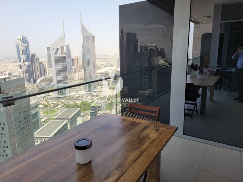 1 BHK | Spacious Balcony | High Floor | DIFC VIEW