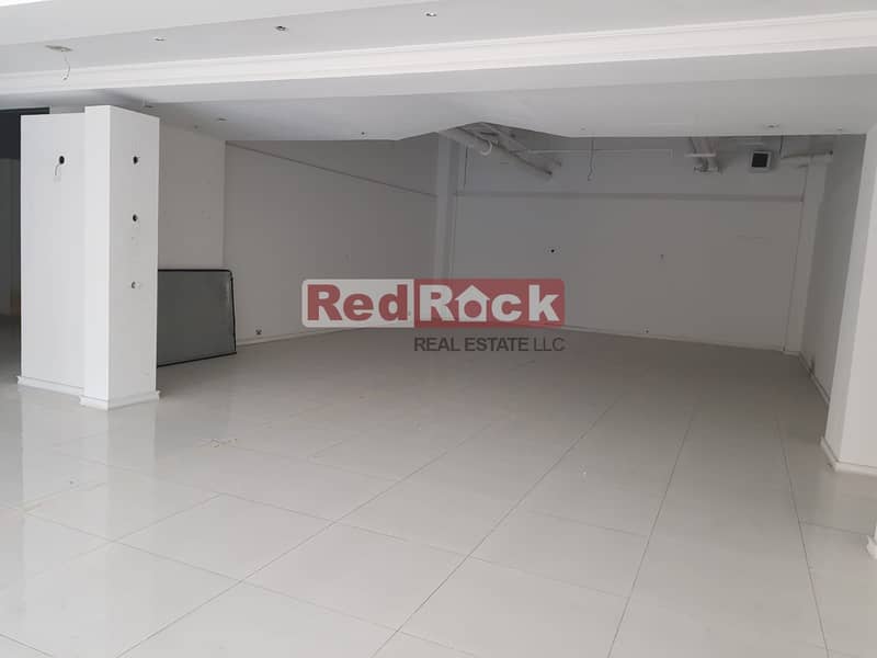 Prominent 6200 Sqft Showroom on Zabeel Road Karama for Rent