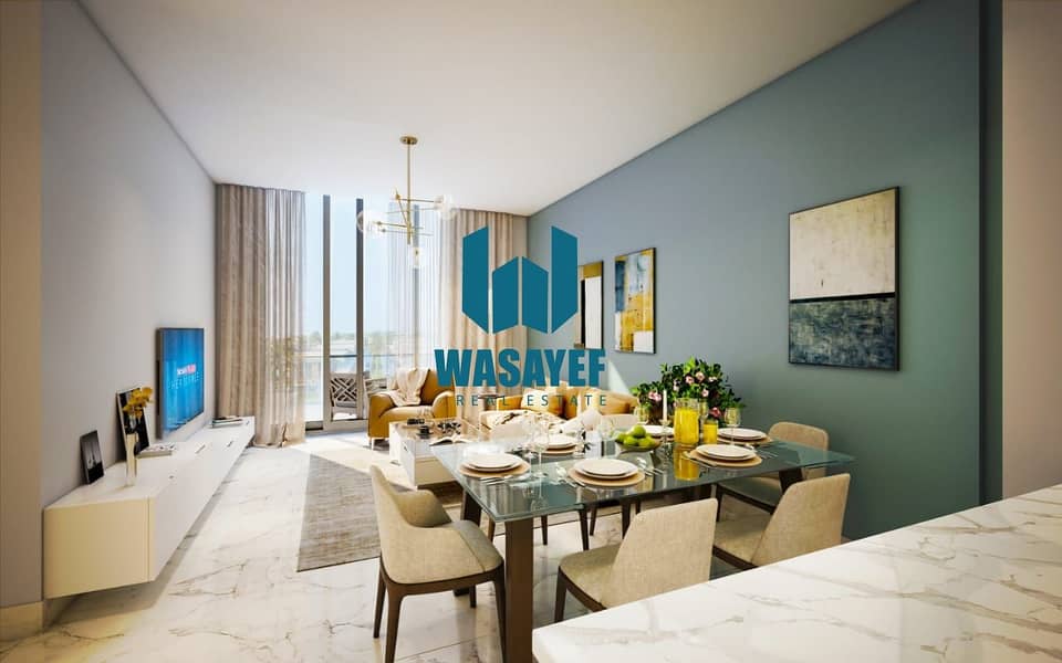 Two bed room with payment plan only 495,000 Rukan Tower  stylish interiors and high-quality. . .