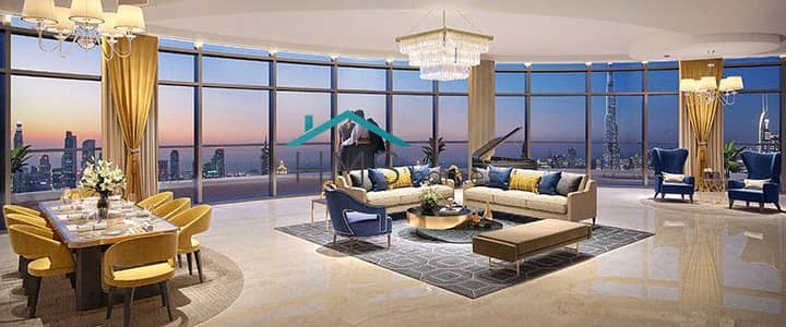 4 Bedroom Penthouse for Sale in Downtown Dubai, Dubai - Pay 7M in 3 PH | The only Available Penthouse