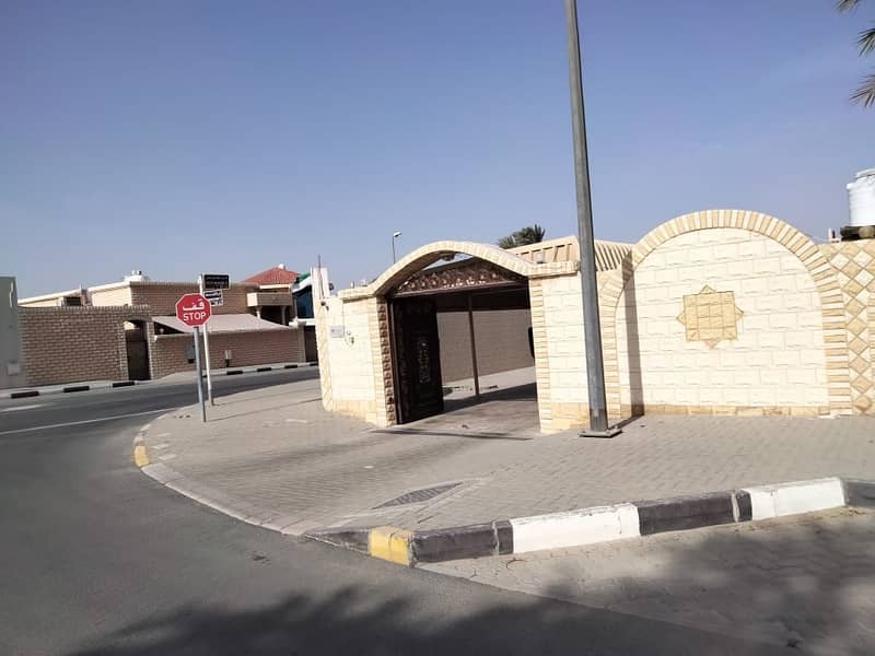 Villa for sale in the Alkhzamiya area, the corner of two Qar streets, near the main street, at a special price