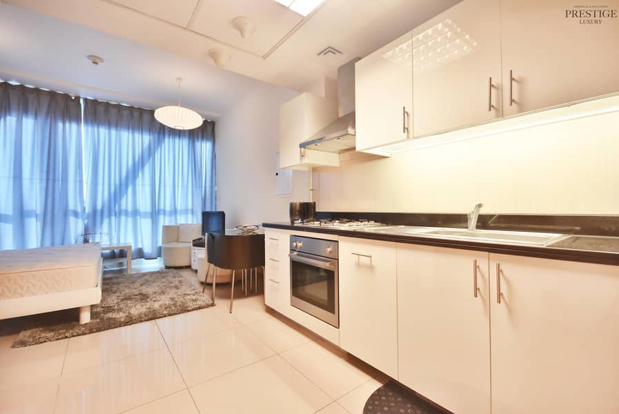 Furnished Studio | Access to Mall - Metro