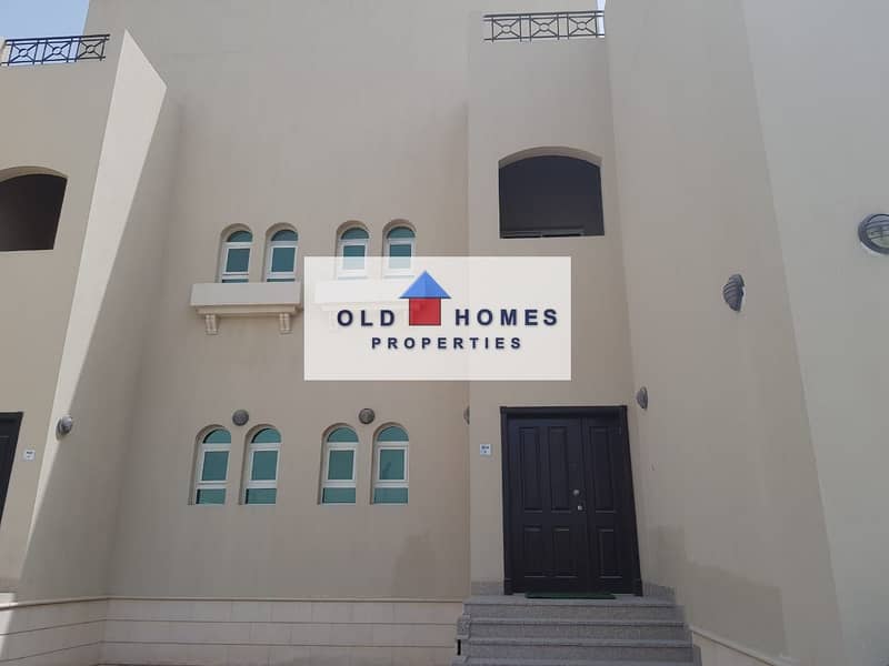 For rent a 6 bedroom master villa in Khalifa City A.