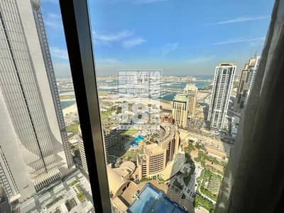 1 Bedroom Penthouse for Rent in Jumeirah Beach Residence (JBR), Dubai - Penthouse | Furnished | Marina & Palm View