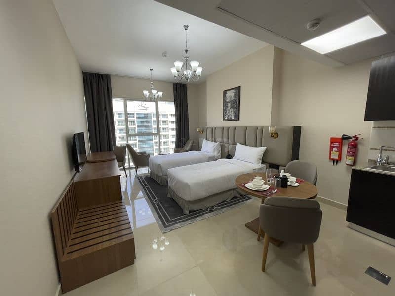 位于迪拜码头，塞弗塔大厦 的酒店式公寓 110000 AED - 5583350