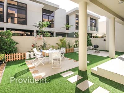 3 Bedroom Townhouse for Sale in DAMAC Hills, Dubai - End Unit | Landscaped | Tenanted