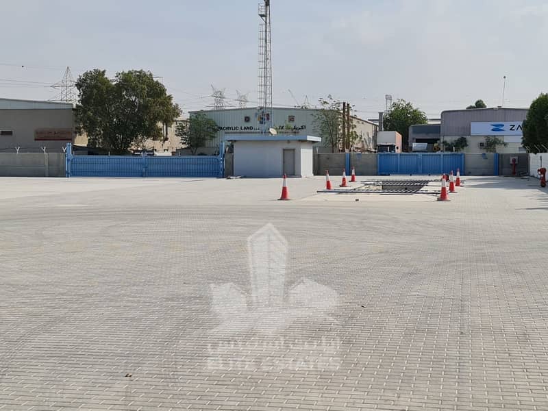 Open yard for rent in Al Quoz