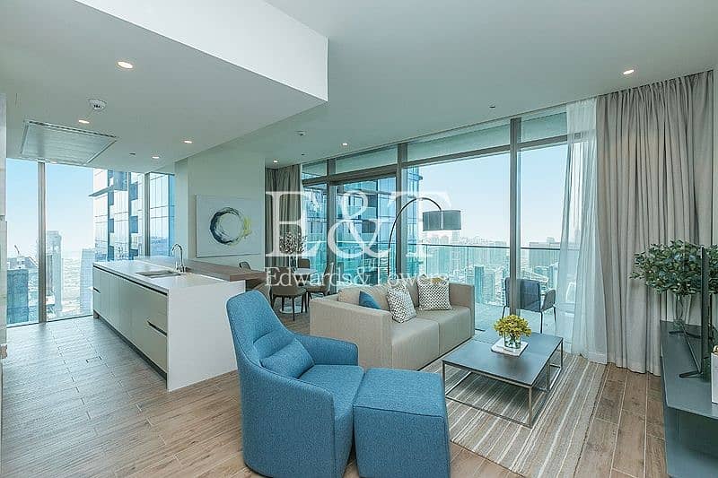 3 Large Corner 2BR | Breathtaking Full Marina View