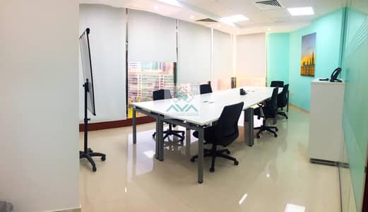 Office for Rent in Corniche Road, Abu Dhabi - Impressive office space in  very well located commercial building no commission , monthly payment  Parking available