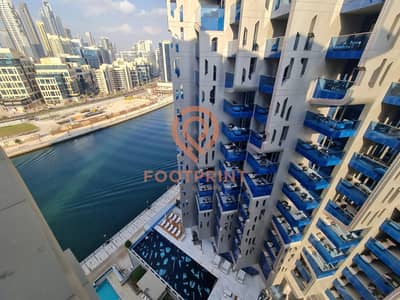 1 Bedroom Flat for Rent in Business Bay, Dubai - Spacious 1 BR with Meydan & Creek View for rent in Business Bay