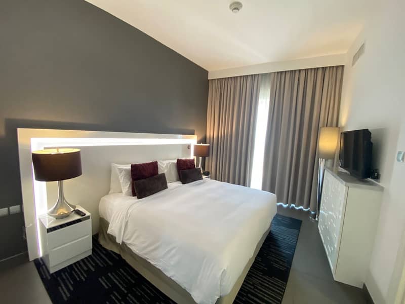 位于迪拜码头，TFG滨海酒店 1 卧室的酒店式公寓 650000 AED - 5453223