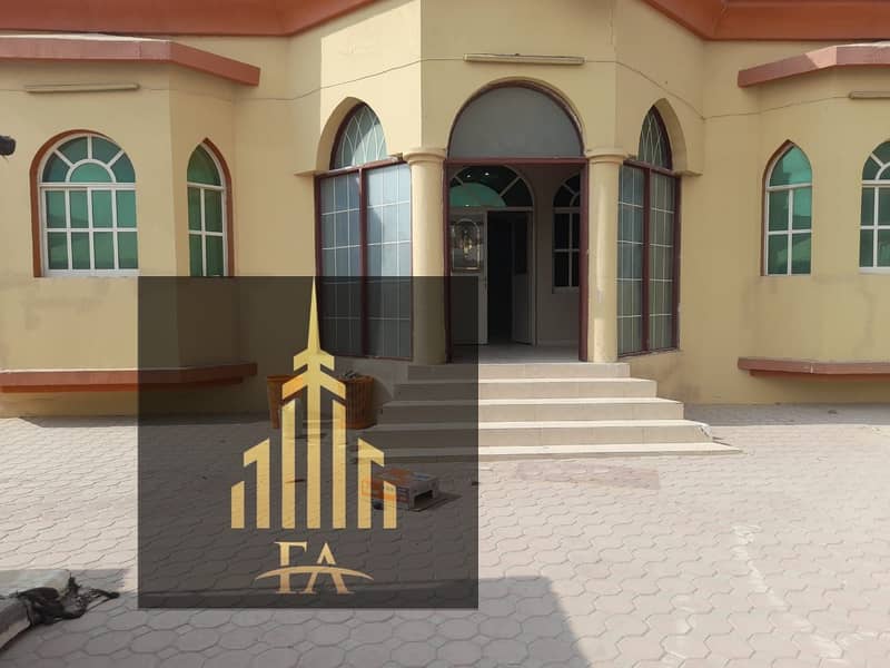 Villa for rent in Al Rawda neighborhood in Ajman, full maintenance, with air conditioners