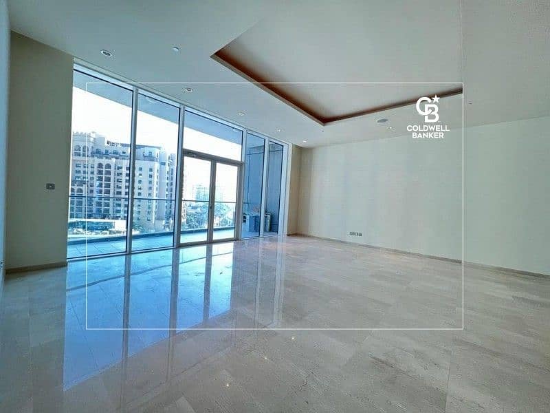 Mid floor 3 Bed Skyline Marina & Pool View Unfurnished