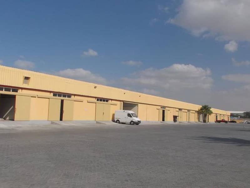 Commercial Warehouse Without Tax  With mezzanine and 3 washroom inside