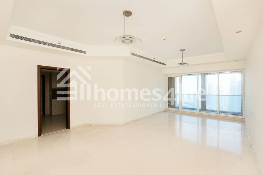 3 Spacious| Vacant| Burj & Canal View |Higher Floor