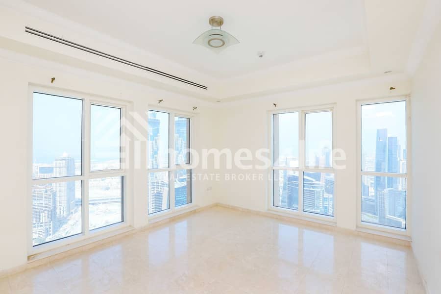 8 Spacious| Vacant| Burj & Canal View |Higher Floor