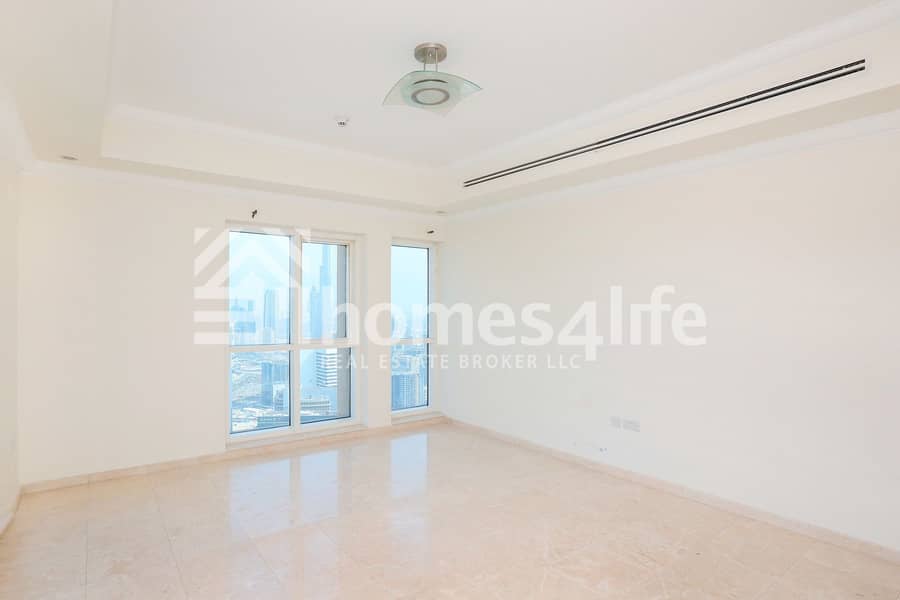 9 Spacious| Vacant| Burj & Canal View |Higher Floor