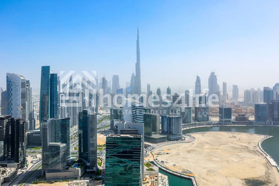 24 Spacious| Vacant| Burj & Canal View |Higher Floor