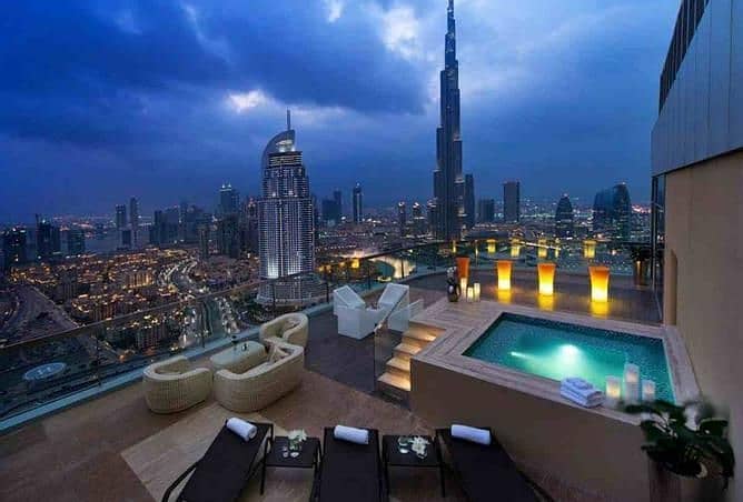 位于迪拜市中心，至尊顶峰大厦（高塔露台） 3 卧室的公寓 220000 AED - 5548993