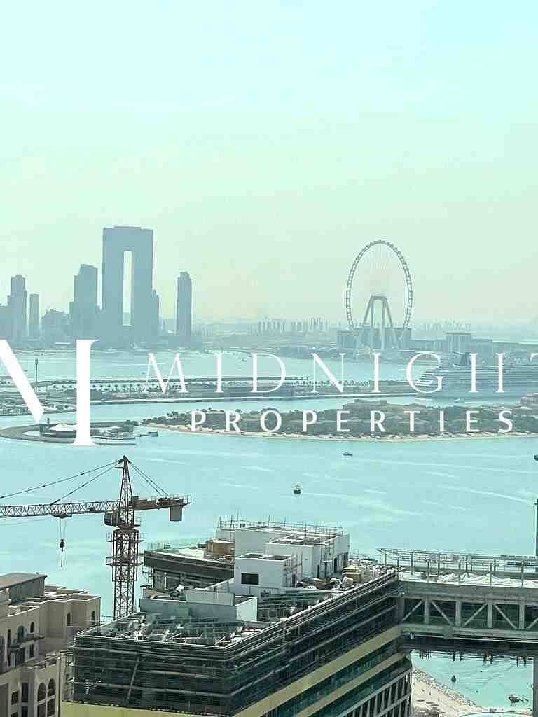 Bright Studio | Furnished | Sea & Ain Dubai view