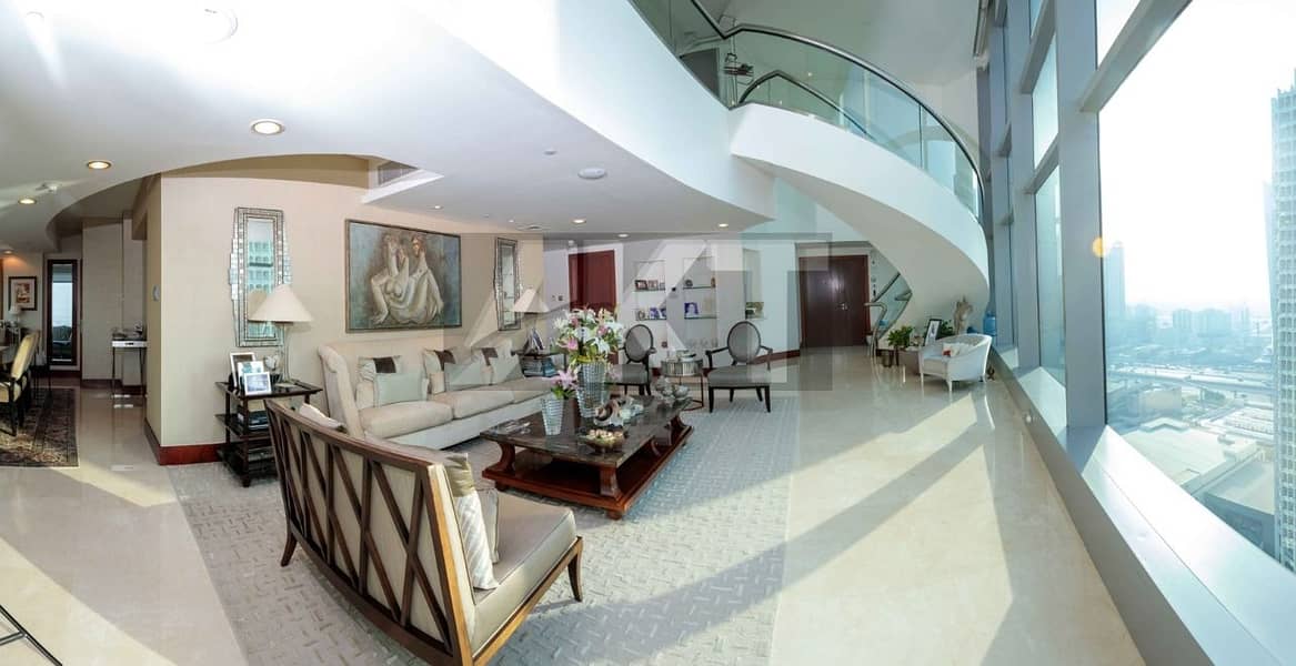 8.5M/ JUMEIRAH LIVING/ 4 BEDS/ HIGH FLOOR/ UPGRADED/ VERY WELL MAINTAINED/ VOT