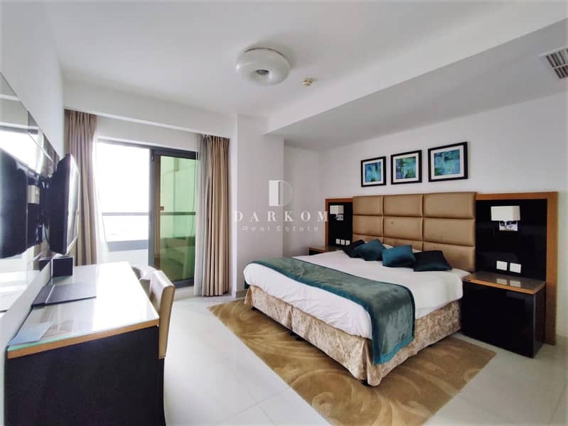 Fully Furnished 2 BR With Balcony | Capital Bay | Low Floor