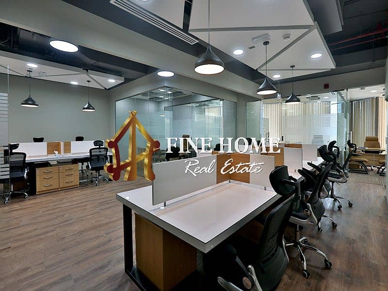 Fully Furnished Fitted Office With Amazing view