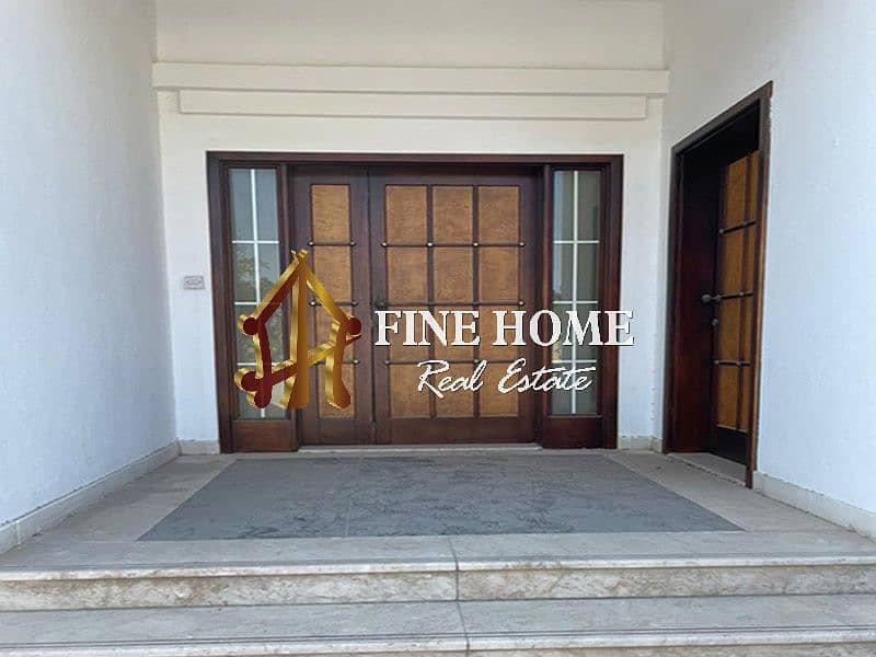 Corner Villa in Al Bateen area W prime location