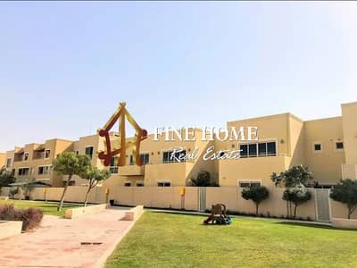 4 Bedroom Villa for Sale in Al Raha Gardens, Abu Dhabi - Corner Spacious Villa Type S with Private Garden