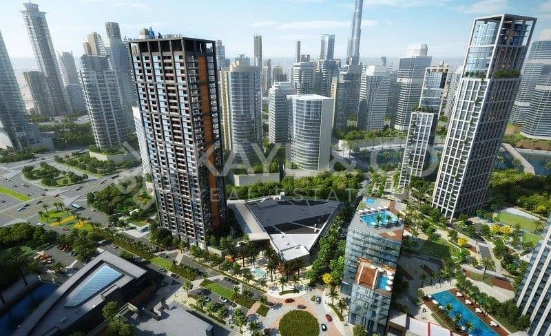 位于商业湾，Peninsula，半岛一号综合公寓 2 卧室的公寓 1424100 AED - 5592792