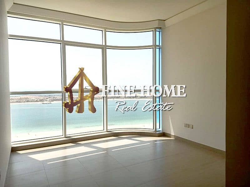 Sea View 2BR w/ Maids Room + Facilities IFor Rent