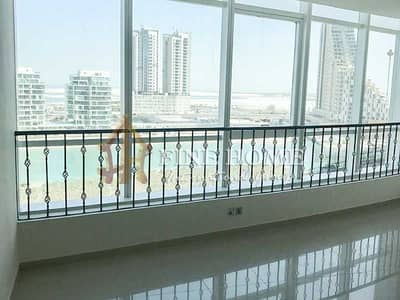 Studio for Sale in Al Reem Island, Abu Dhabi - Biggest Size Furnished Studio with Sea and Pool View