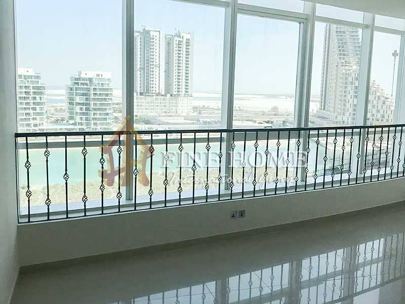 Biggest Size Furnished Studio with Sea and Pool View