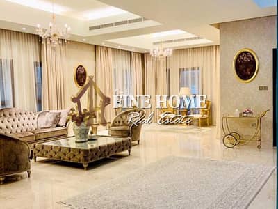 4 Bedroom Villa for Sale in Al Salam Street, Abu Dhabi - Furnished & Modified 4BR Villa w Lush Gardens