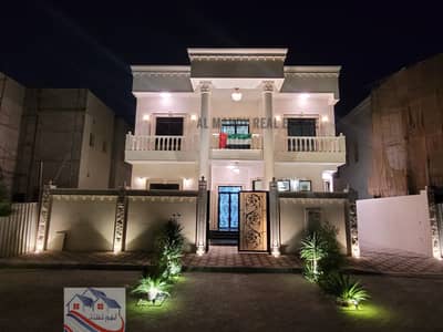 For luxury owners in the most prestigious areas of Ajman on Sheikh Mohammed bin Zayed Street, excellent areas, Super Dulux finishes, own the villa of